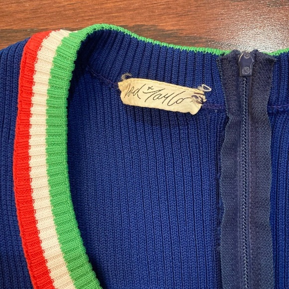 Vintage Designer Dress 60s 70s Mod Psychedelic Hippie Lord & Taylor - Picture 3 of 7